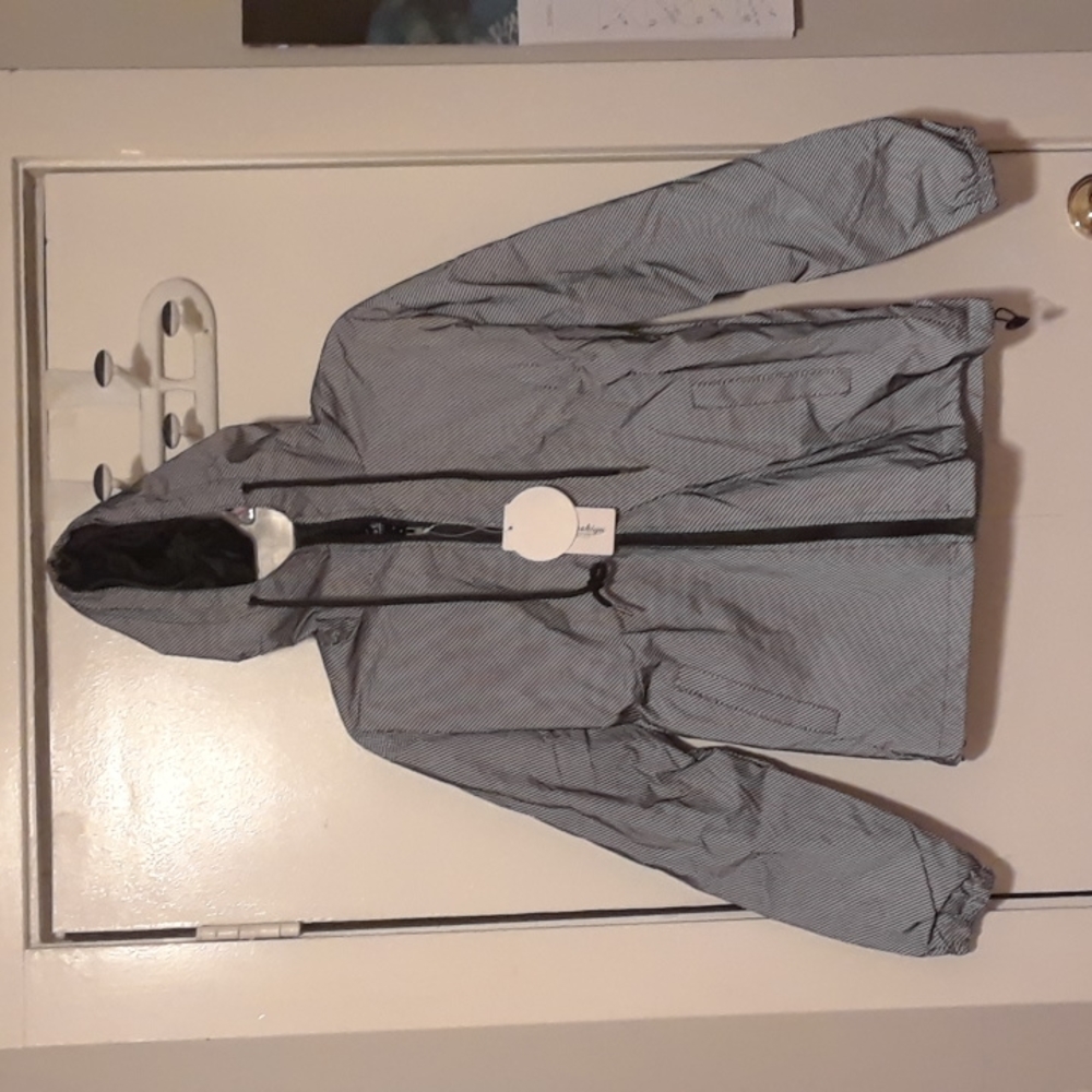 Large JuDianshiqu Free Your Mind hooded zip up jacket